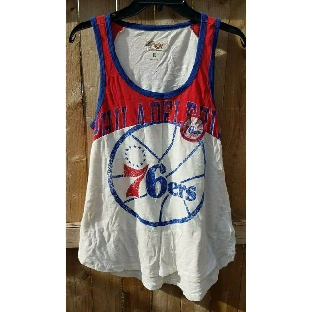 Carl Banks Tank Top Size XL Philadelphia 76ers Basketball NBA Vintage